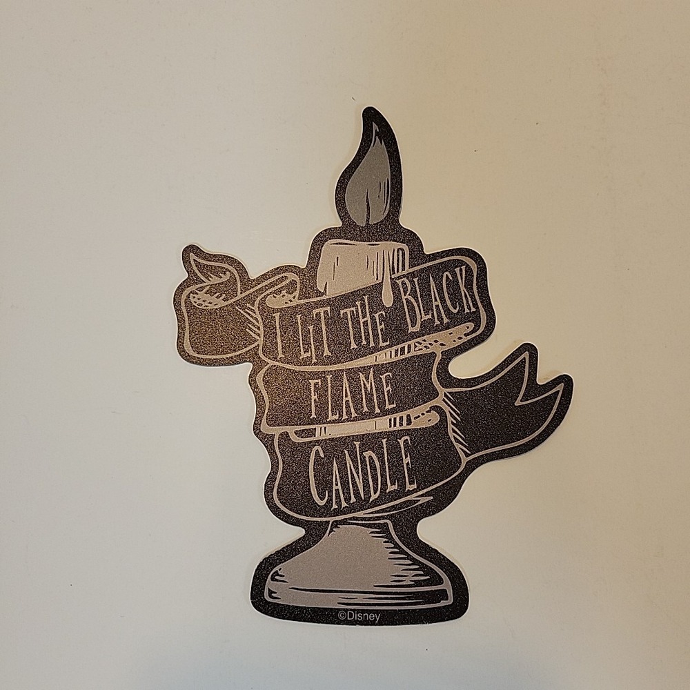 Hocus Pocus I Lit the Black Flame Candle Car Fridge Magnet for Halloween